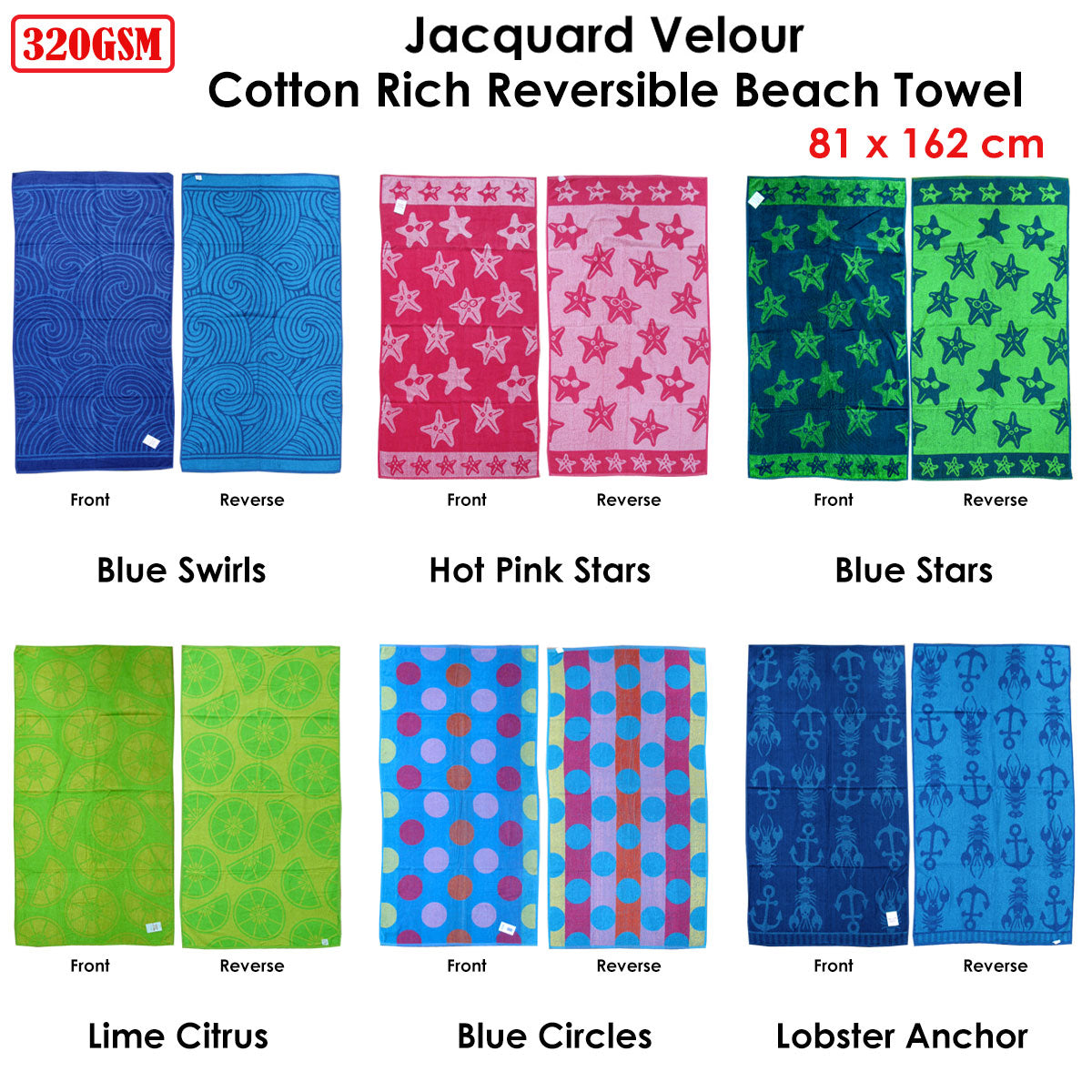 jacquard-velour-reversible-beach-towel-hot-pink-stars at www.mallsonline.com.au