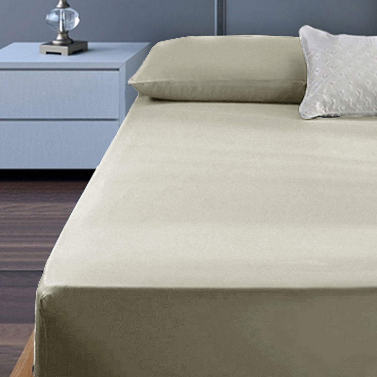 400tc-cotton-percale-king-single-combo-set-50cm-wall-taupe at www.mallsonline.com.au