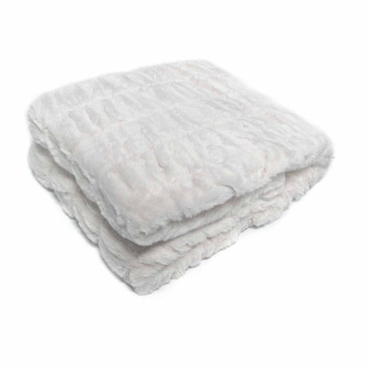 harper-soft-ruched-pattern-faux-fur-throw-rug-127-x-152-cm-white www.mallsonline.com.au