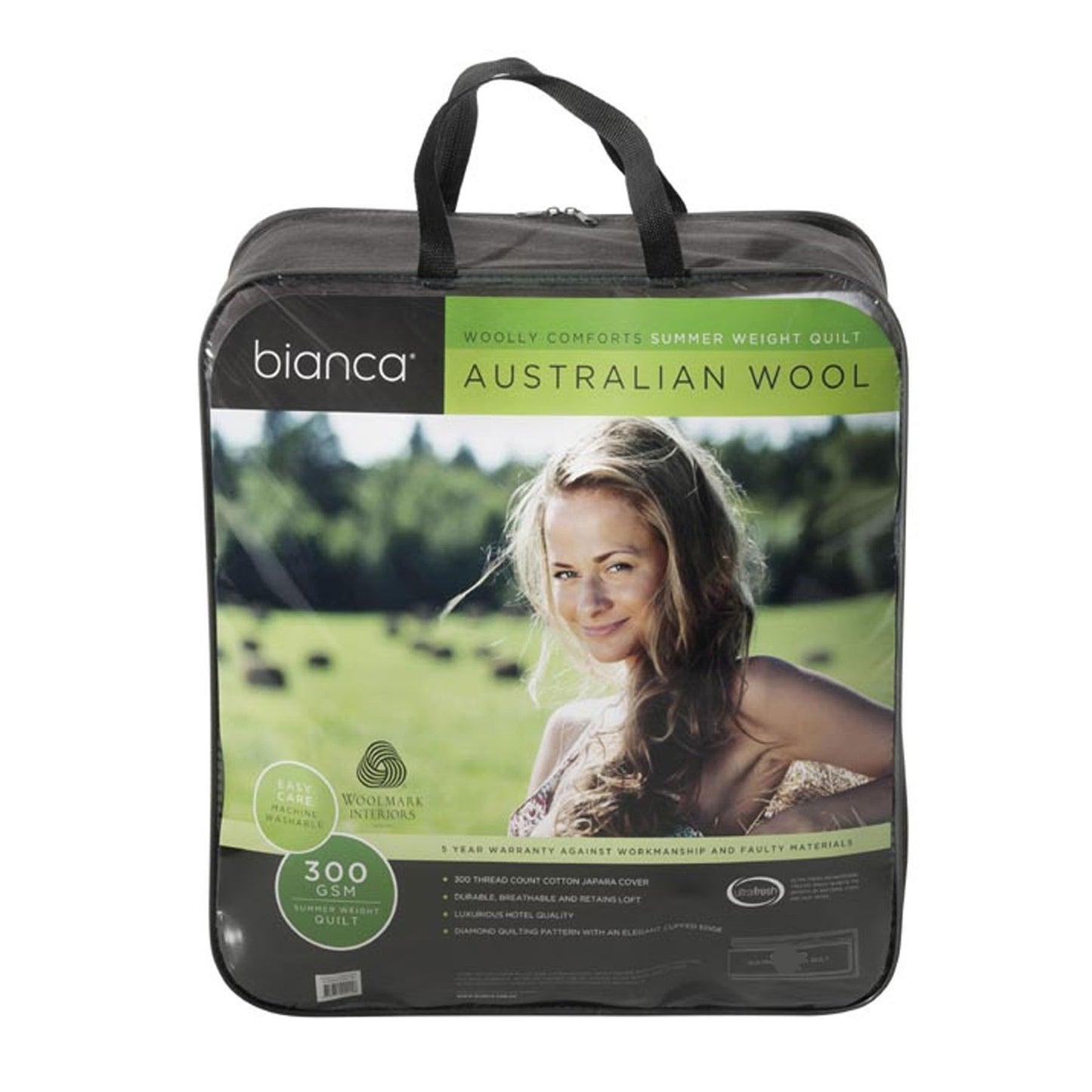 bianca-300gsm-woolly-comforts-summer-wool-quilt-queen at www.mallsonline.com.au