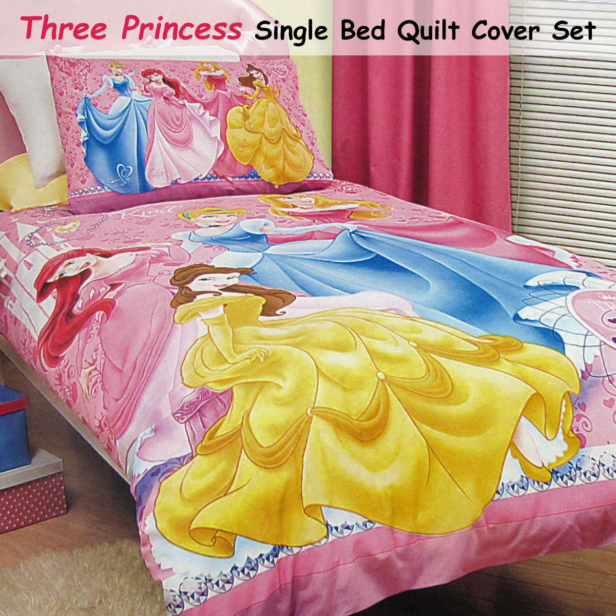 caprice-disney-three-princesses-licensed-quilt-cover-set-single at www.mallsonline.com.au