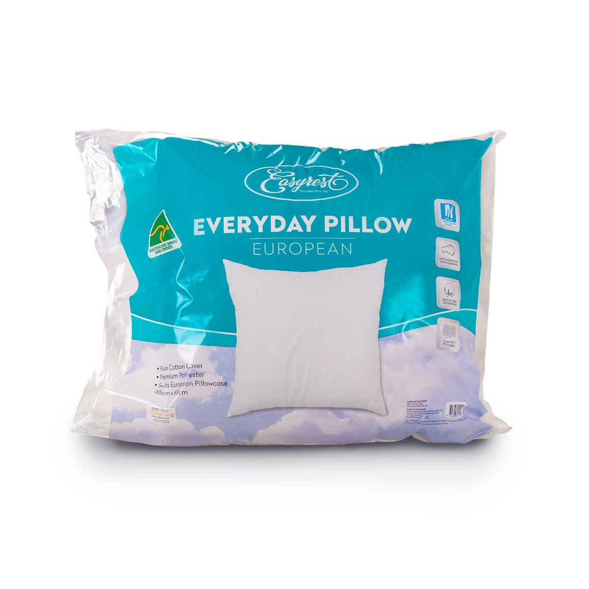 Easyrest Australian Made Every Day European Pillow