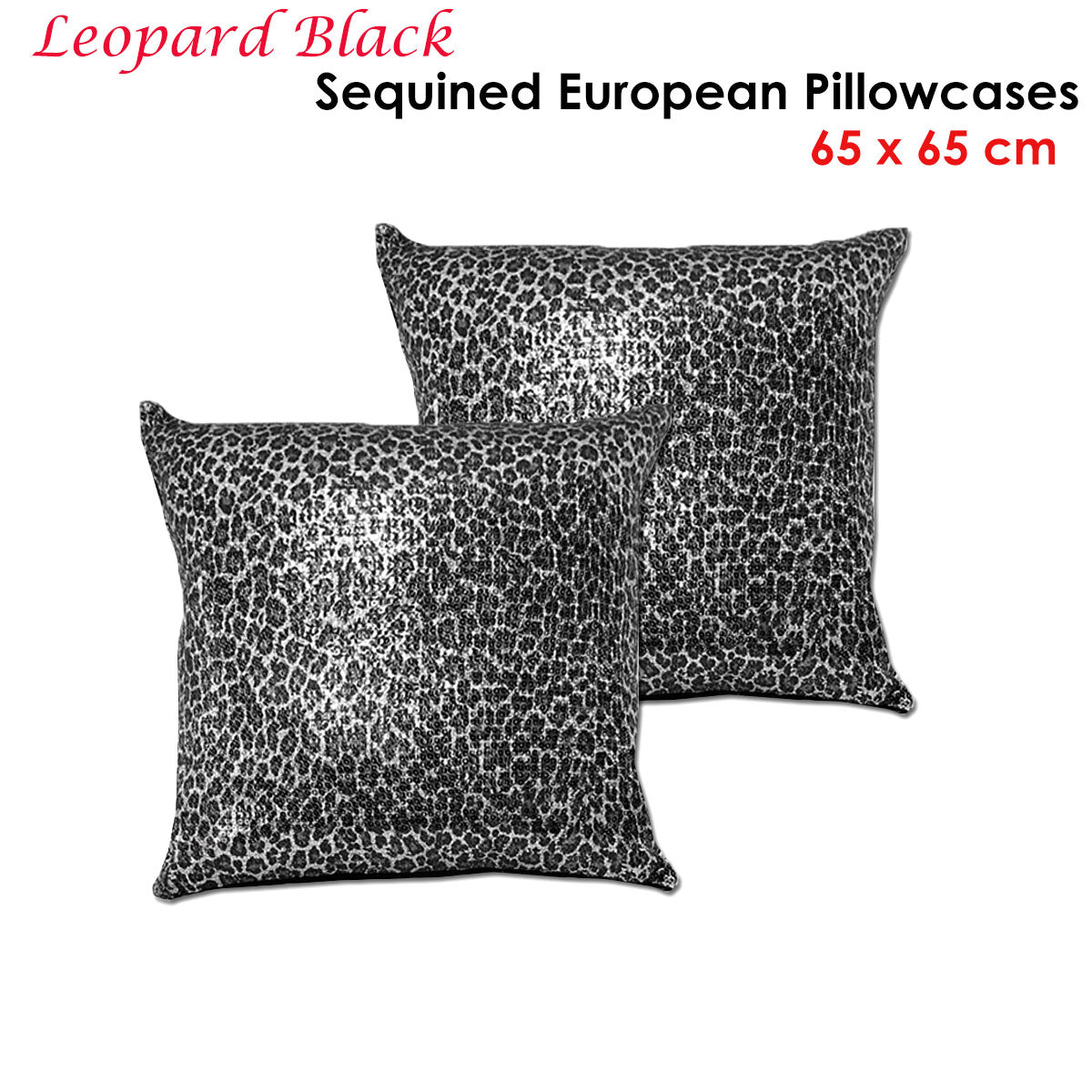 accessorize-pair-of-leopard-black-sequined-european-pillowcases at www.mallsonline.com.au