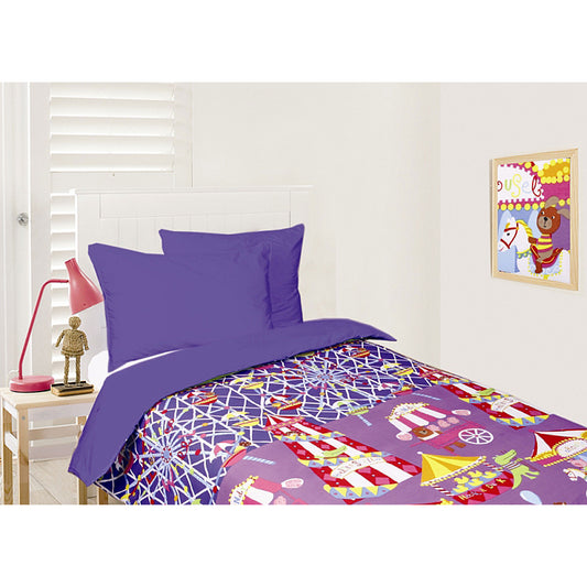 happy-kids-glow-in-the-dark-quilt-cover-set-funfair-blue-double www.mallsonline.com.au
