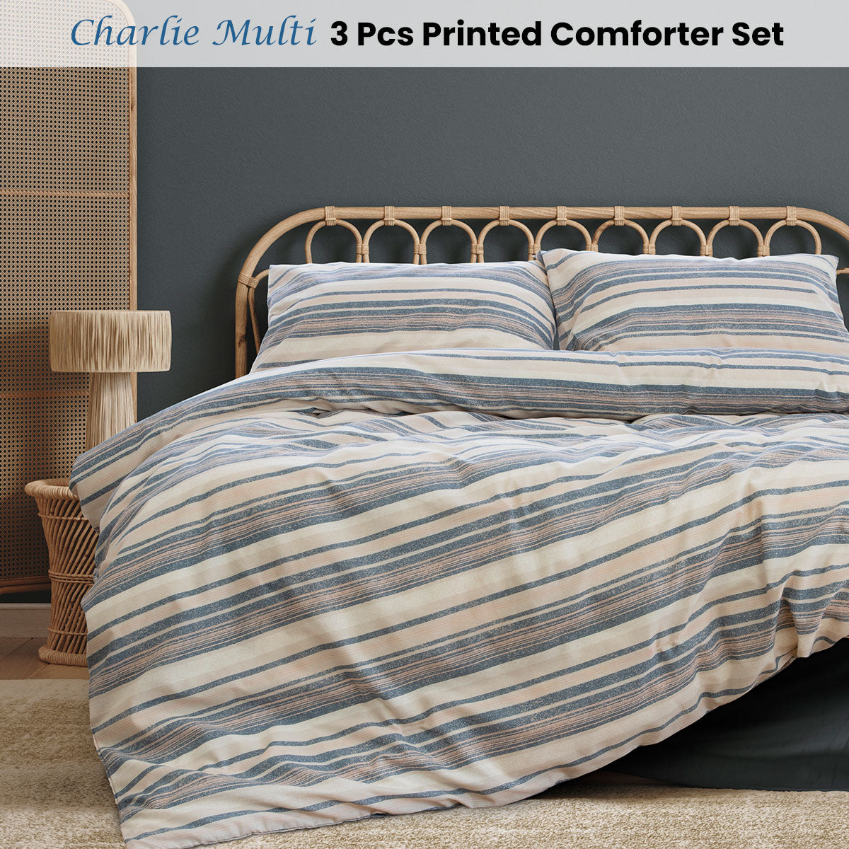 ardor-charlie-multi-3-pcs-comforter-set-queen-king at www.mallsonline.com.au