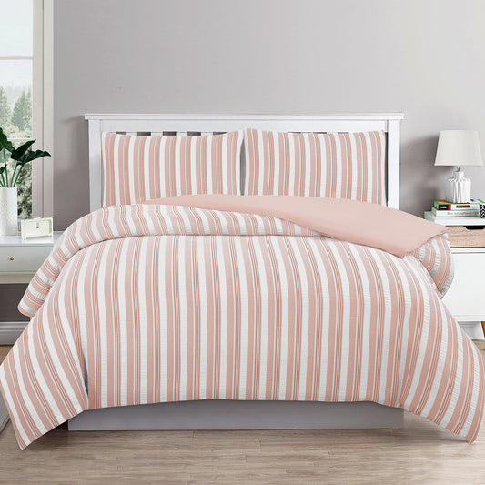 ardor-cove-rose-dust-similar-to-peach-color-seersucker-waffle-quilt-cover-set-double at www.mallsonline.com.au