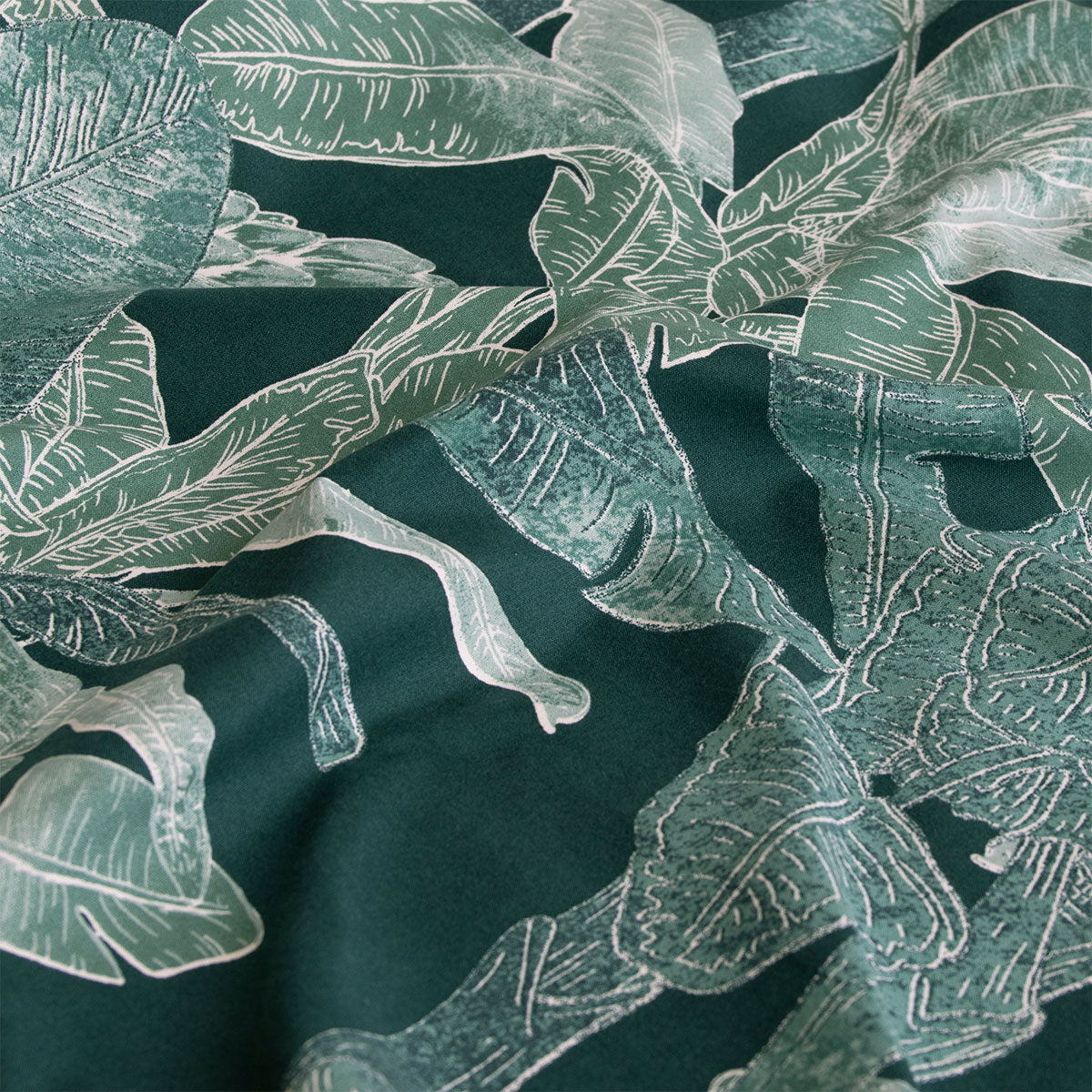 ardor-indra-teal-palm-leaf-printed-quilt-cover-set-queen www.mallsonline.com.au