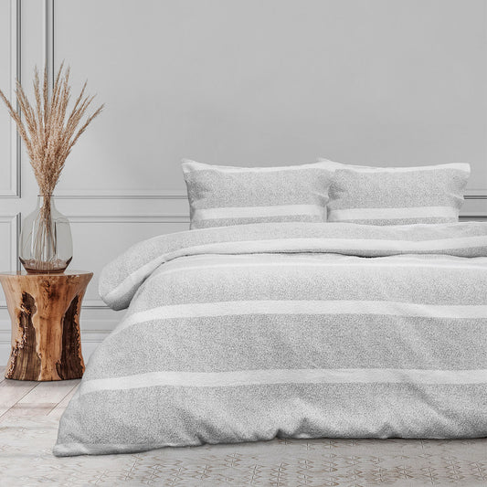 ardor-liam-chenille-textured-grey-quilt-cover-set-double at www.mallsonline.com.au