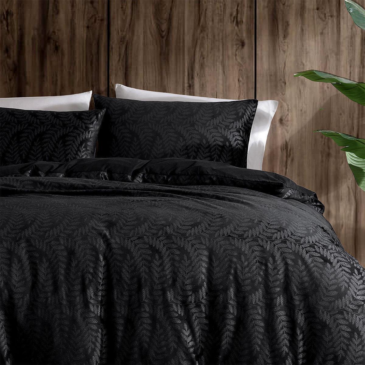 ardor-rui-black-embossed-velvet-soft-quilt-cover-set-queen www.mallsonline.com.au