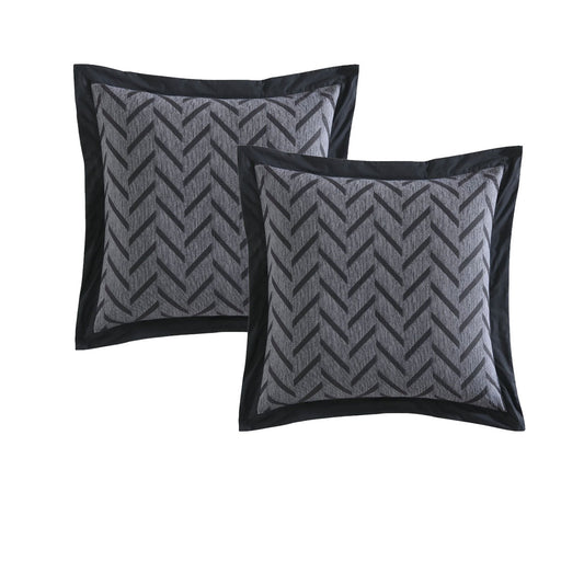 private-collection-pair-of-westport-charcoal-jacquard-european-pillowcases-65-x-65cm