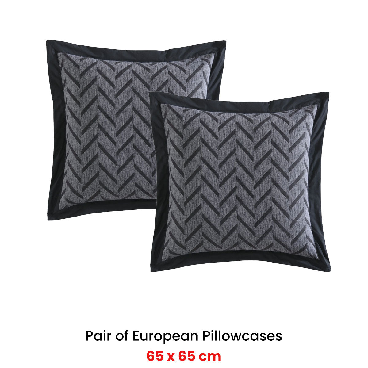 private-collection-pair-of-westport-charcoal-jacquard-european-pillowcases-65-x-65cm