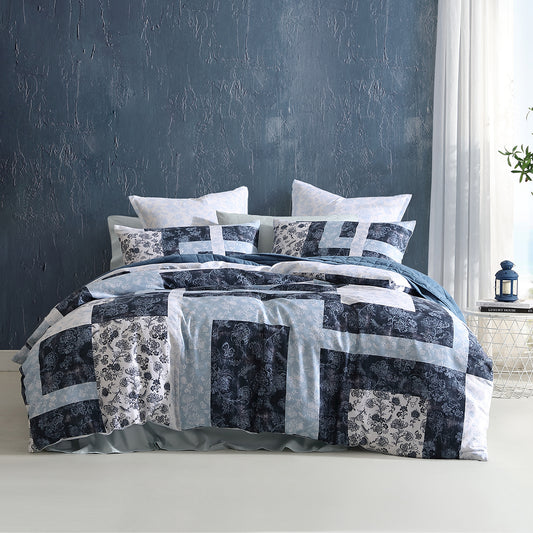 logan-and-mason-250tc-kai-blue-cotton-sateen-quilt-cover-set-super-king