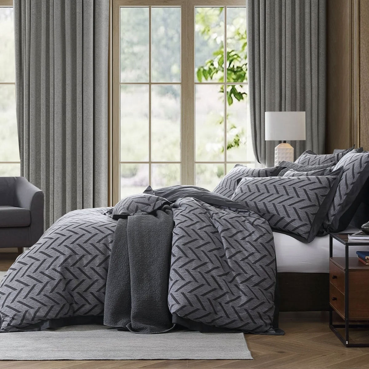 private-collection-westport-charcoal-jacquard-quilt-cover-set-king