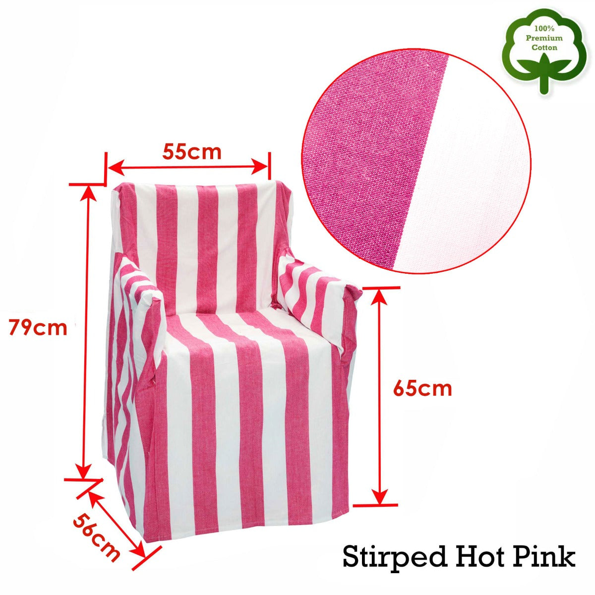 rans-alfresco-100-cotton-director-chair-cover-striped-hot-pink at www.mallsonline.com.au