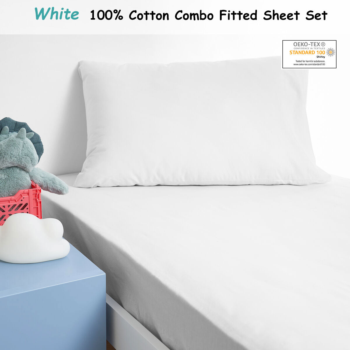 minikins-junior-cotton-combo-fitted-sheet-set-white-king-single