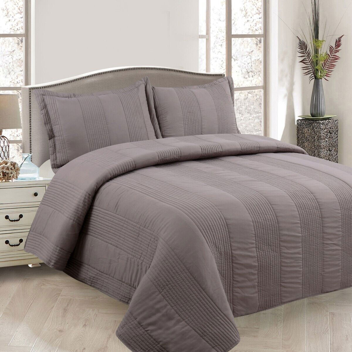 lewis-mocha-3-pce-lightly-quilted-polyester-cotton-coverlet-set-queen