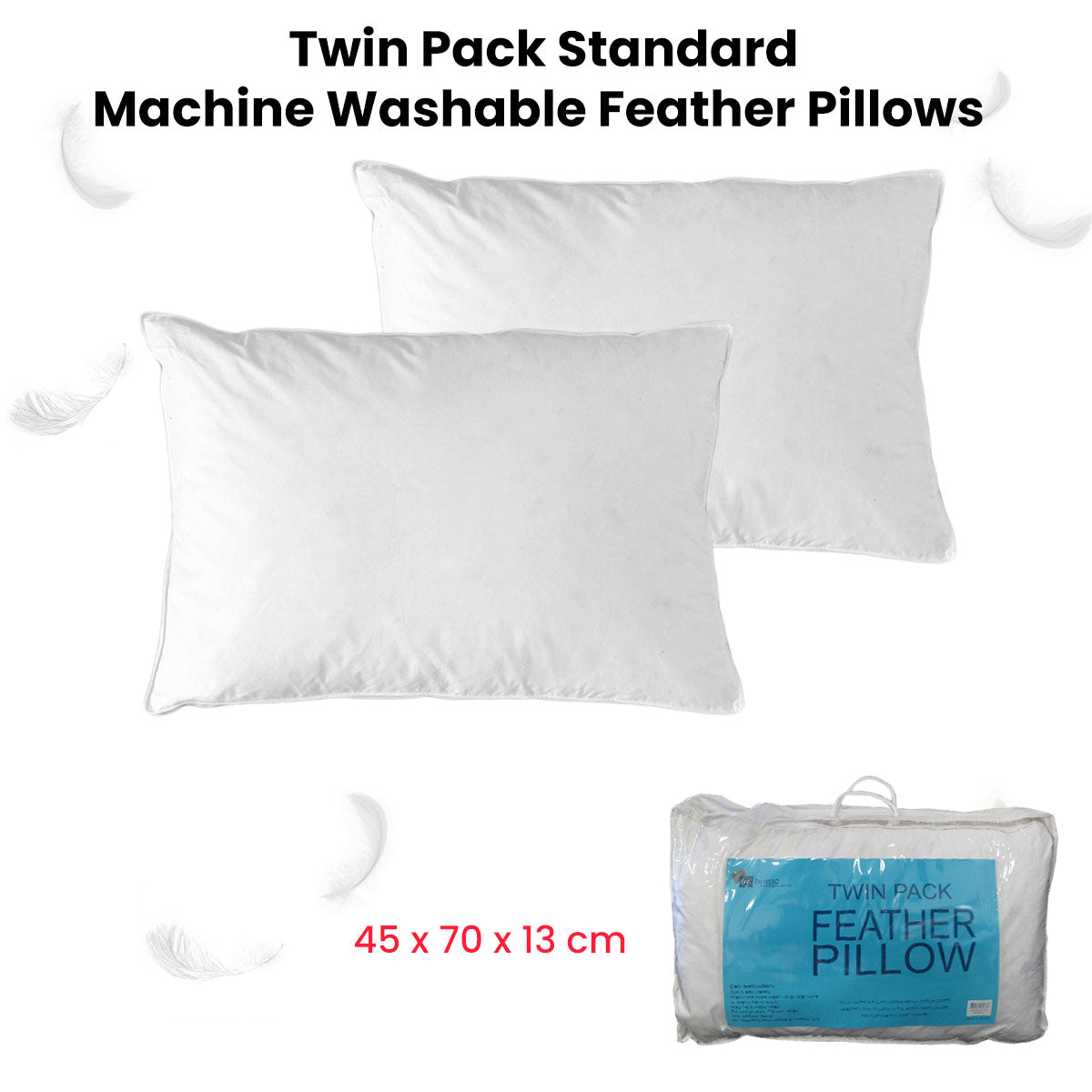 at-home-homewares-pack-of-2-standard-machine-washable-feather-pillows-45-x-70-13-cm www.mallsonline.com.au