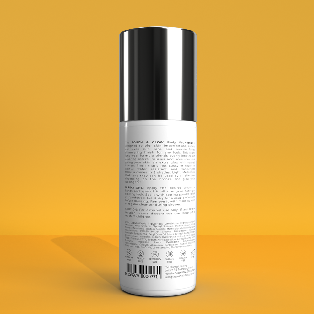 TOUCH & GLOW BODY FOUNDATION | 200ML at www.mallsonline.com.au