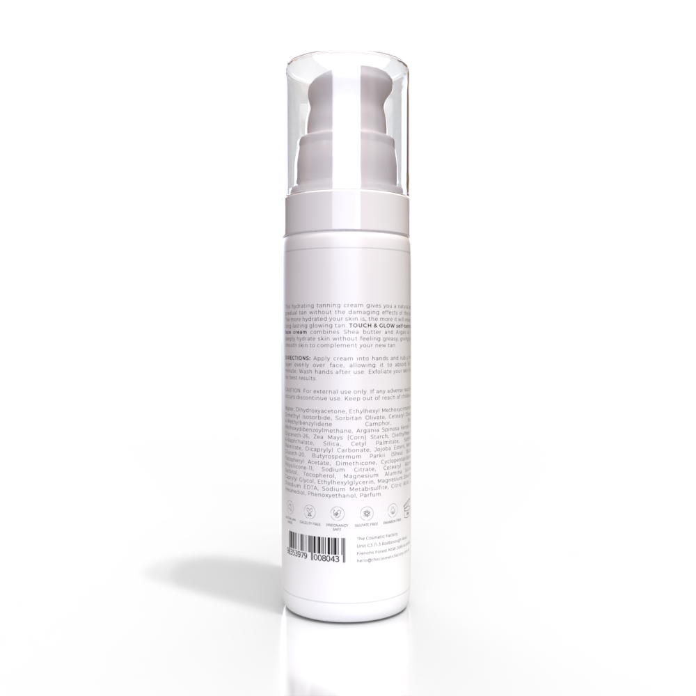 TOUCH & GLOW SELF-TANNING FACE CREAM | 50ML at www.mallsonline.com.au