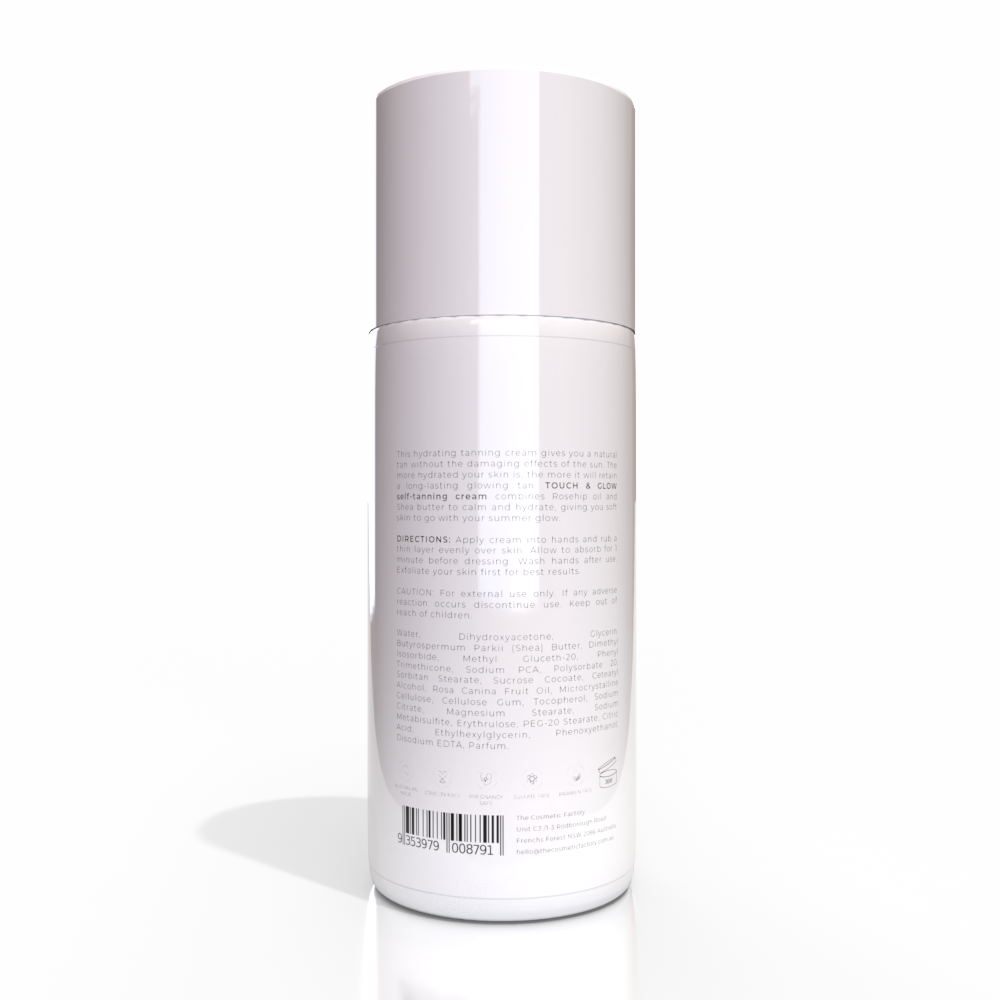 TOUCH & GLOW SELF-TANNING BODY CREAM | 200ML at www.mallsonline.com.au
