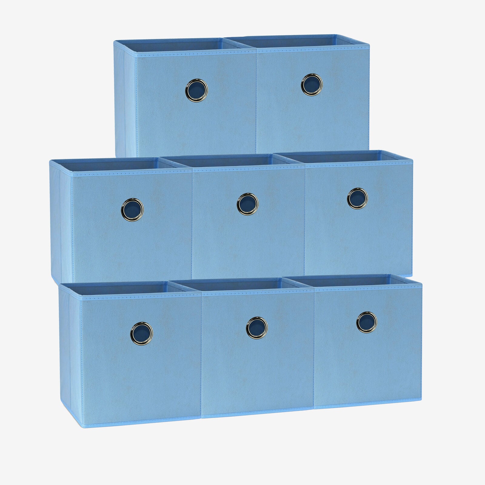 sorti-27x28x27-cm-light-blue-8-pack-foldable-storage-cubes-fabric-bookcase-organizers-for-toys-and-more www.mallsonline.com.au