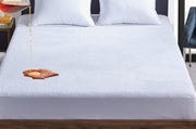 coral-fleece-waterproof-fitted-mattress-protector-double at www.mallsonline.com.au