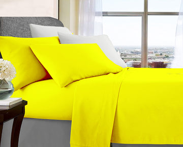 ultra-soft-microfibre-sheet-set-king-yellow www.mallsonline.com.au