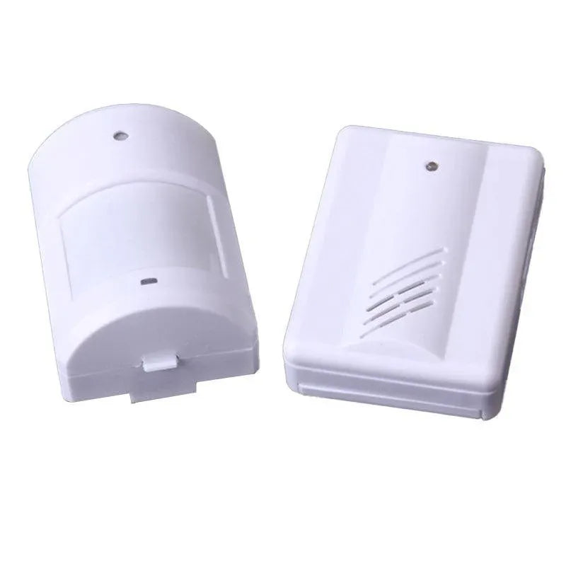 Restaurant Shop Door Entry Wireless Pir Motion Sensor Door Chime Door Bell Alarm - 1 Receiver+2 Sensors