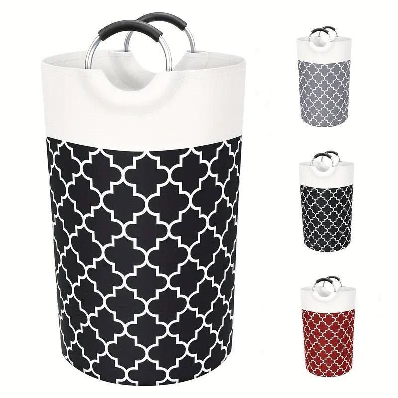 82L Large Capacity Laundry Basket for Dirty Clothes Toy Storage and Organizing - Black