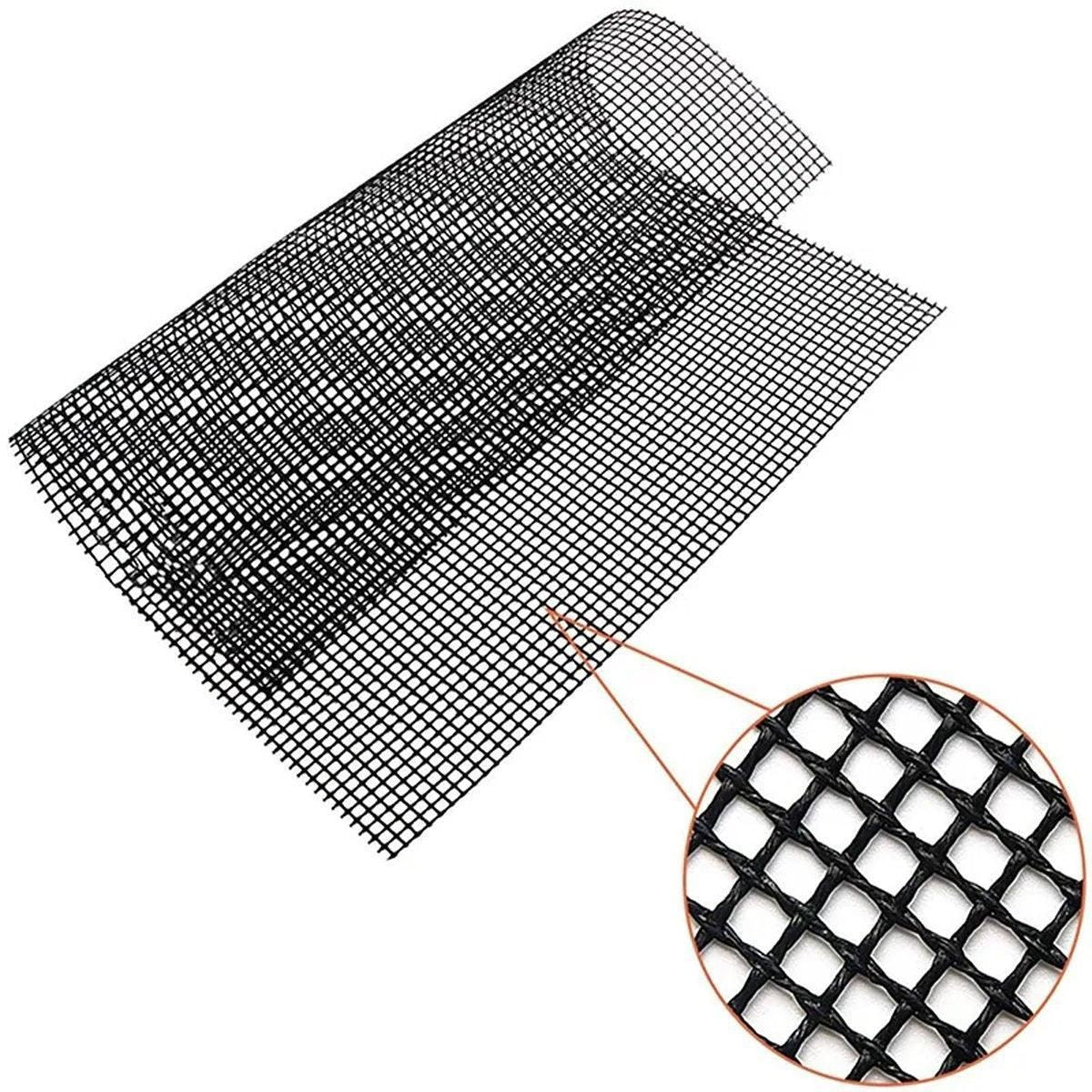 3/6/10PCS Non-Stick BBQ Grill Mat Mesh Liner Cooking Barbecue Sheet Baking Pad - 40X30cm-10PCS