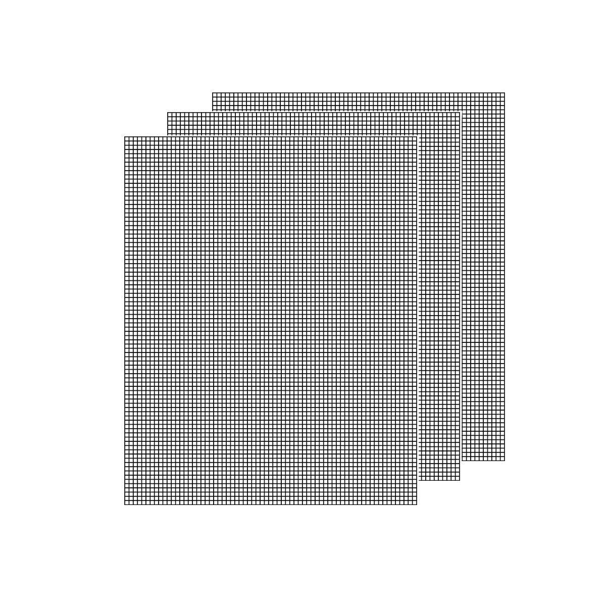 3/6/10PCS Non-Stick BBQ Grill Mat Mesh Liner Cooking Barbecue Sheet Baking Pad - 40X30cm-10PCS