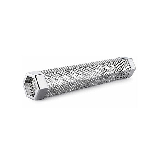 Hexagon Bbq Smoker Tube Stainless Steel Grill Accessory Smoking Box Long Lasting - 6Inch