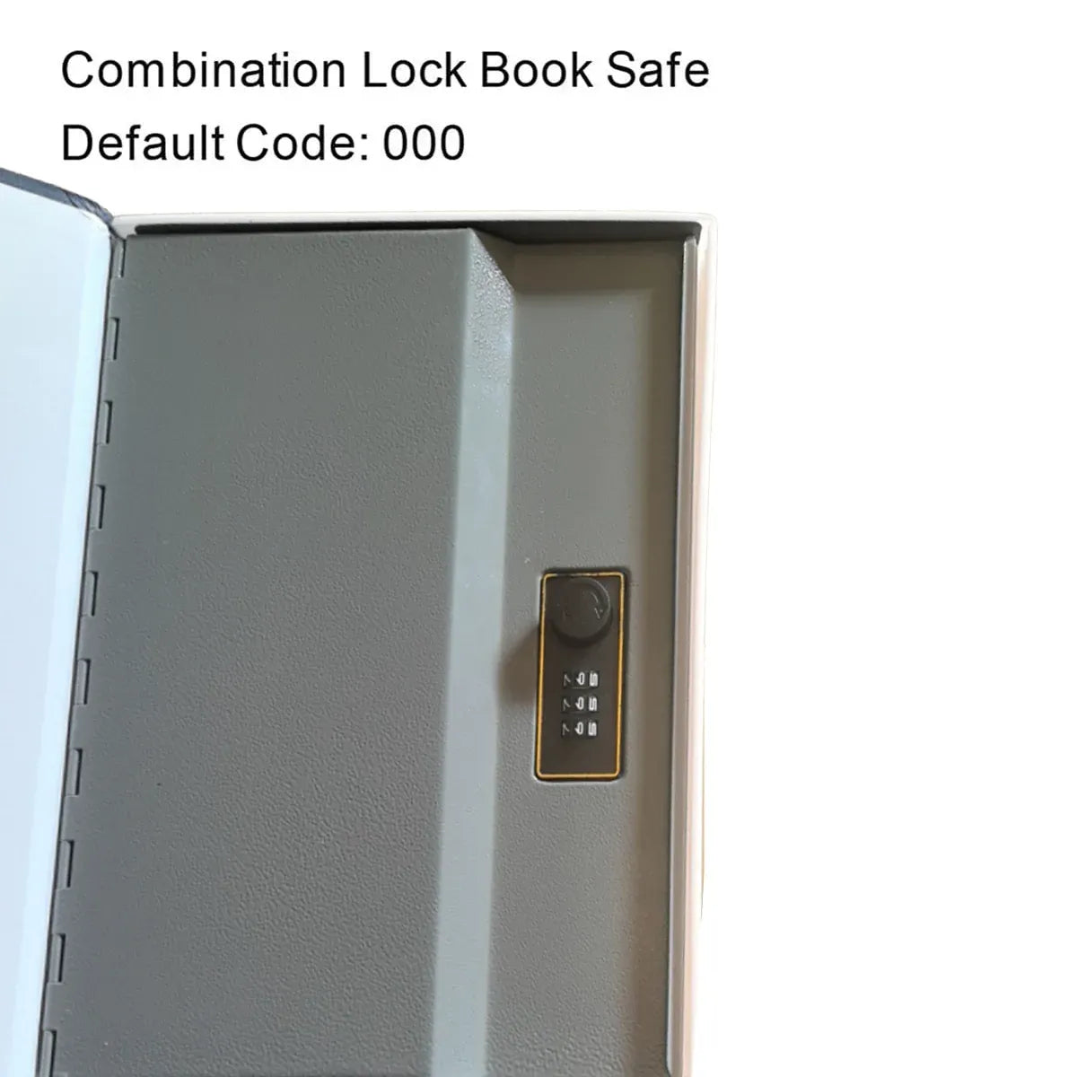 Hidden Book Safe Lock Box for Home and Office Cash Watch Document Storage - 4