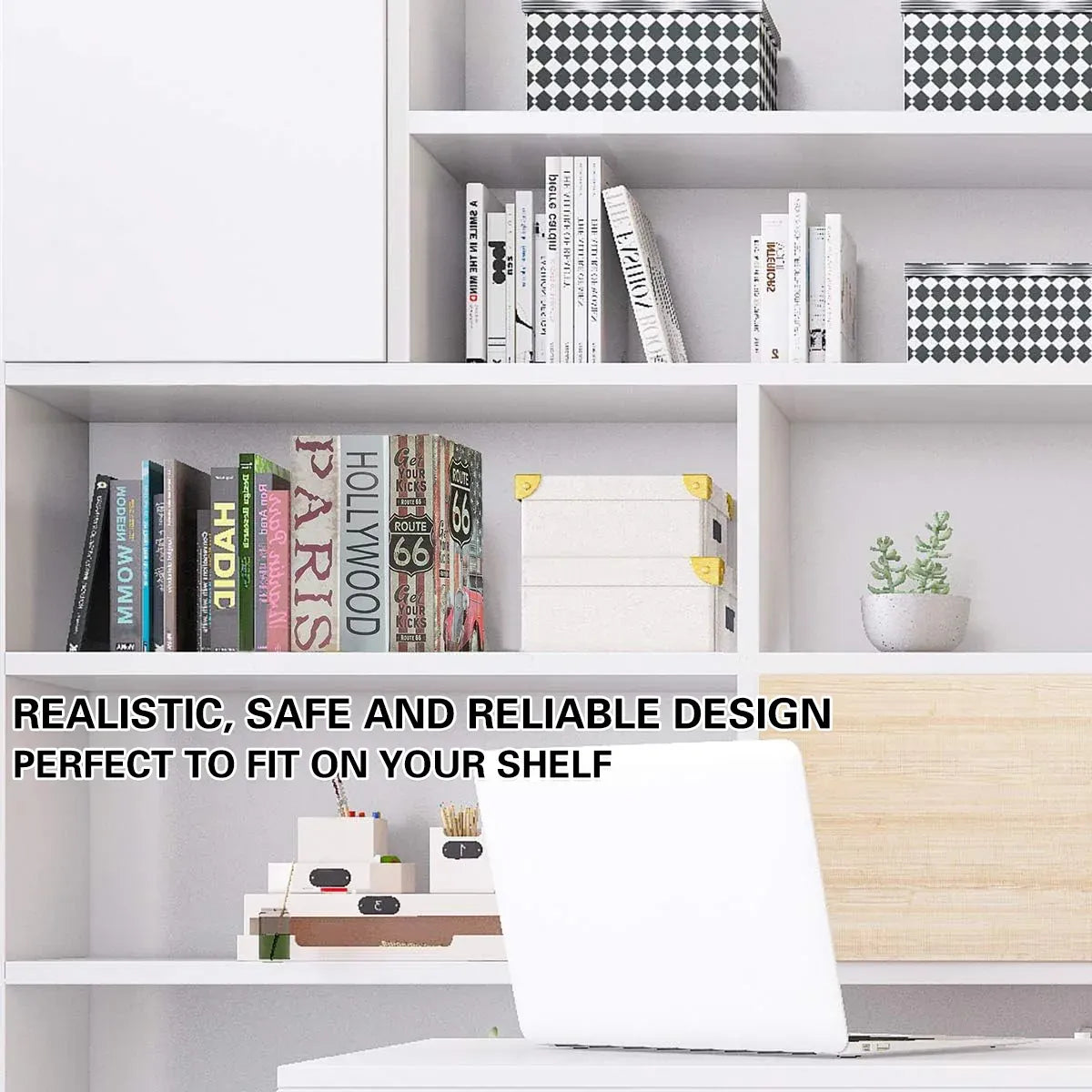 Hidden Book Safe Lock Box for Home and Office Cash Watch Document Storage - 3