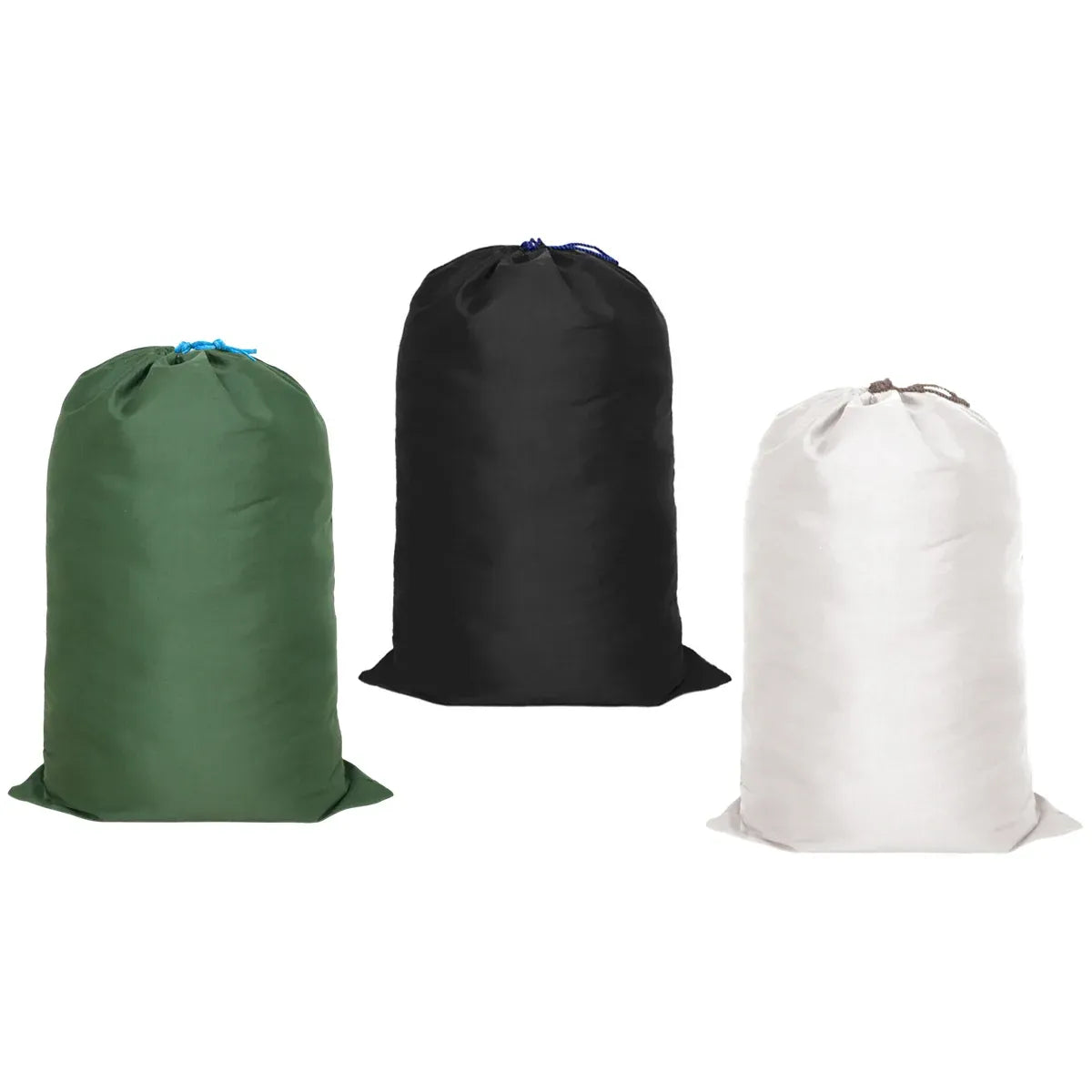 Canvas Drawstring Large Bag Pouch Clothes Craft Storage Laundry - White-74X120cm