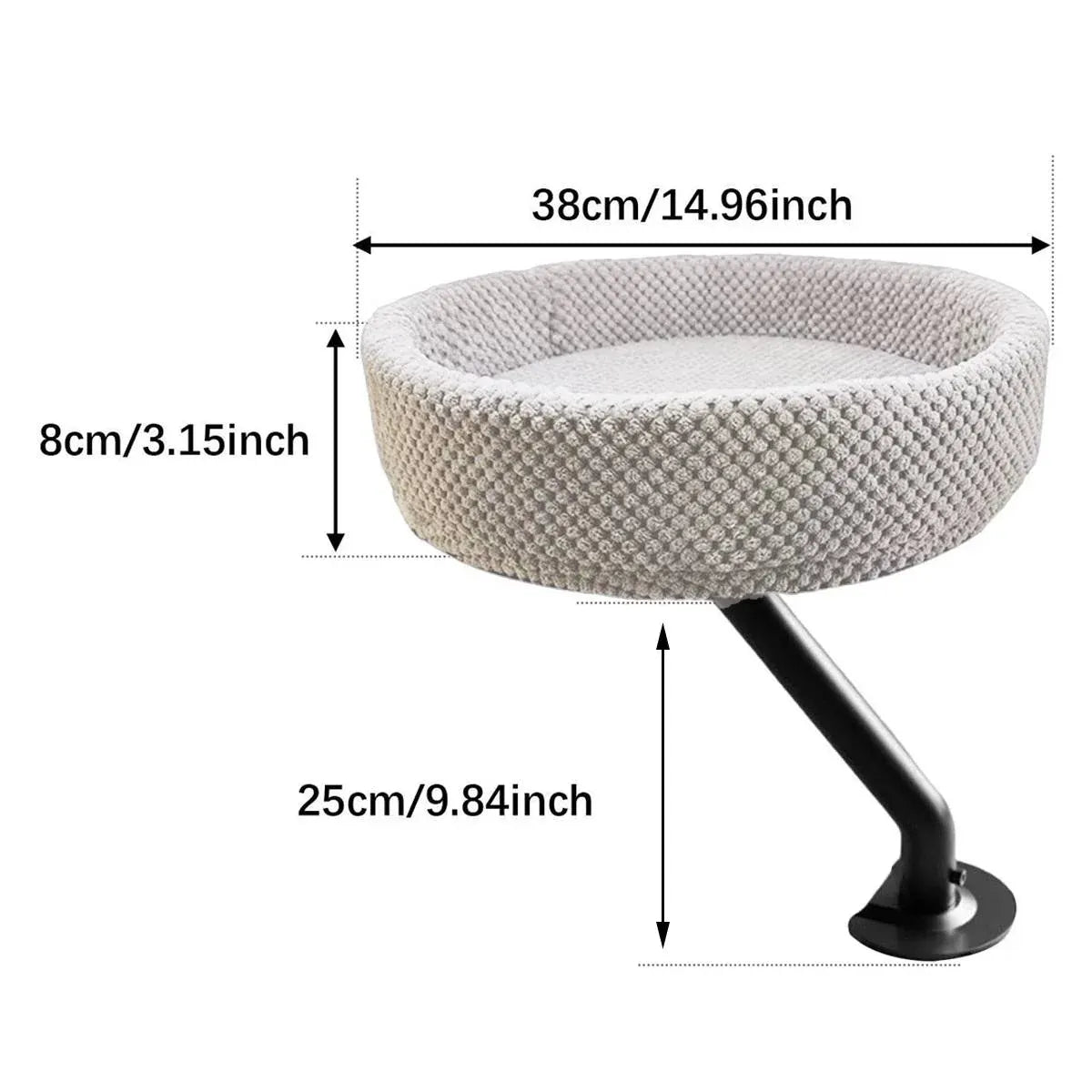 Suspended Cat Bed Desktop Hammock Cat Bed For Office Desk Window Mount Sleeping