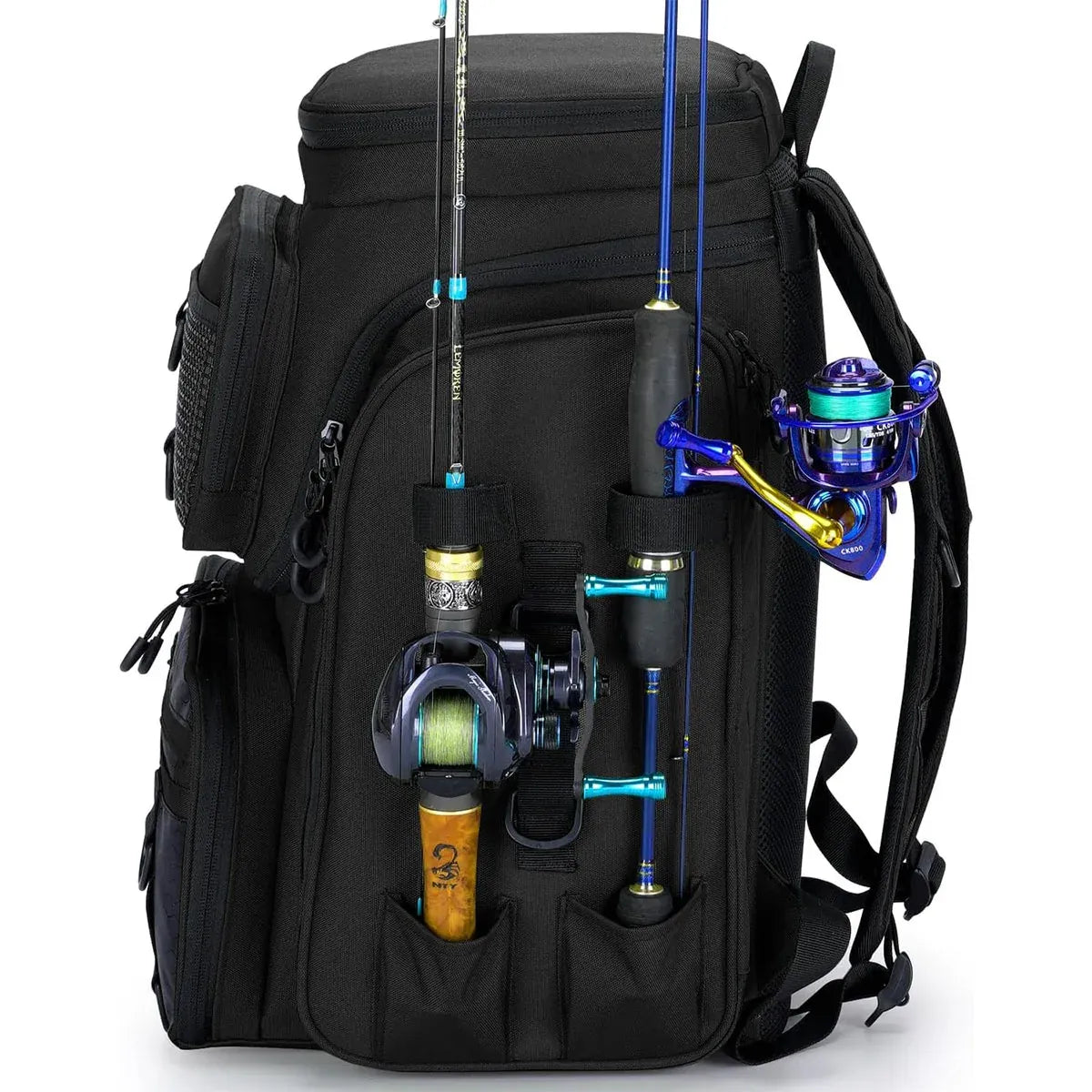 Fishing Backpack Outdoor Gear Bag Multi Pocket Camouflage Storage Bag Waterproof