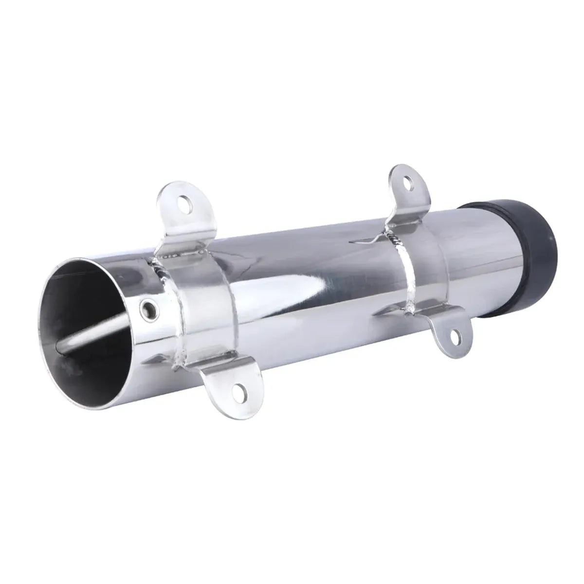 2pcs Stainless Steel Fishing Rod Holders Clamp On Rails Mounting Boat Transom