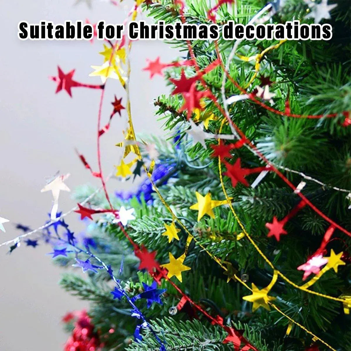 10pcs Christmas Wreath Decorations Festive Holiday Door Hanging Ornament Set - Blue