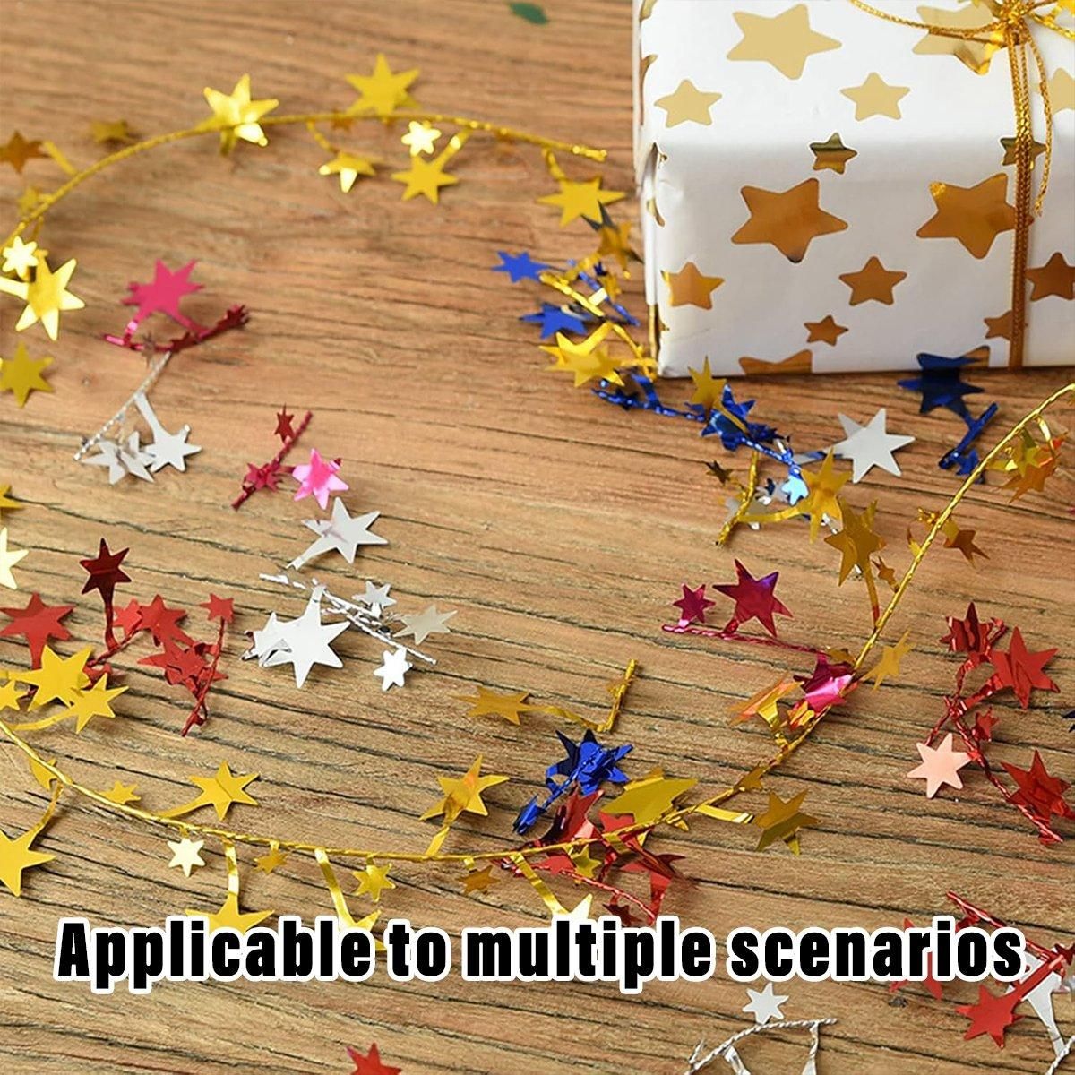 10pcs Christmas Wreath Decorations Festive Holiday Door Hanging Ornament Set - Silver