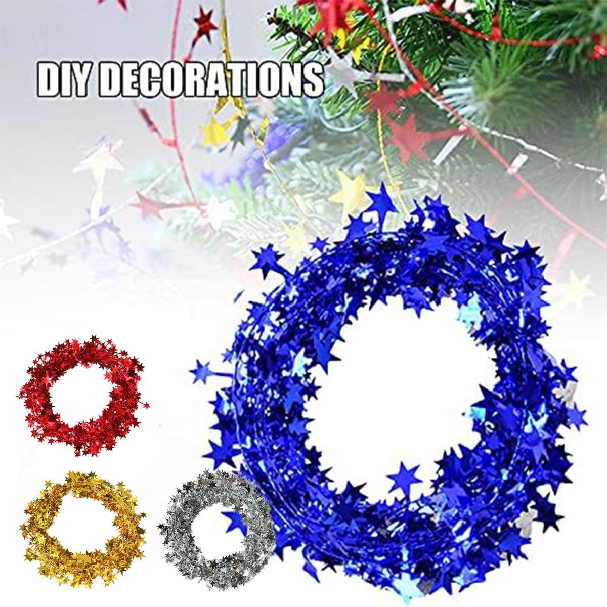 10pcs Christmas Wreath Decorations Festive Holiday Door Hanging Ornament Set - Silver