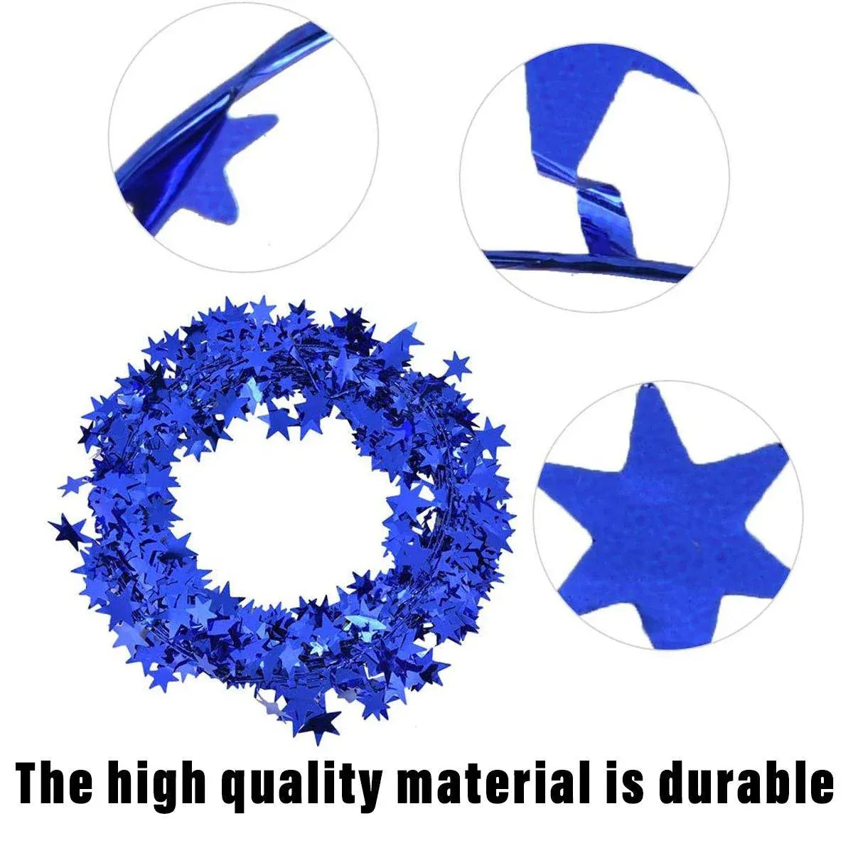 10pcs Christmas Wreath Decorations Festive Holiday Door Hanging Ornament Set - Silver