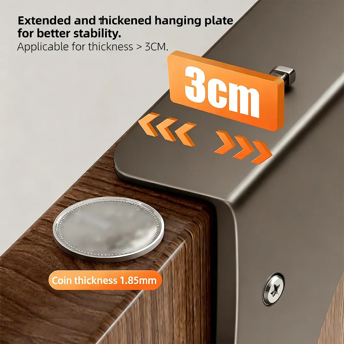 Door Hanger Hook Rack Over The Door Organizer with 6 Hooks for Coat Jacket Bag