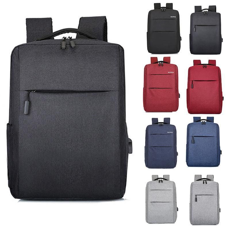 Waterproof Laptop Backpack Bag for Men Women School Travel Business Use - Red 1 Zipper