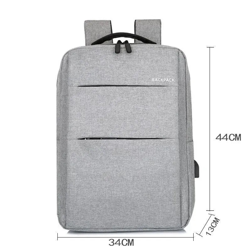 Waterproof Laptop Backpack Bag for Men Women School Travel Business Use - Red 1 Zipper