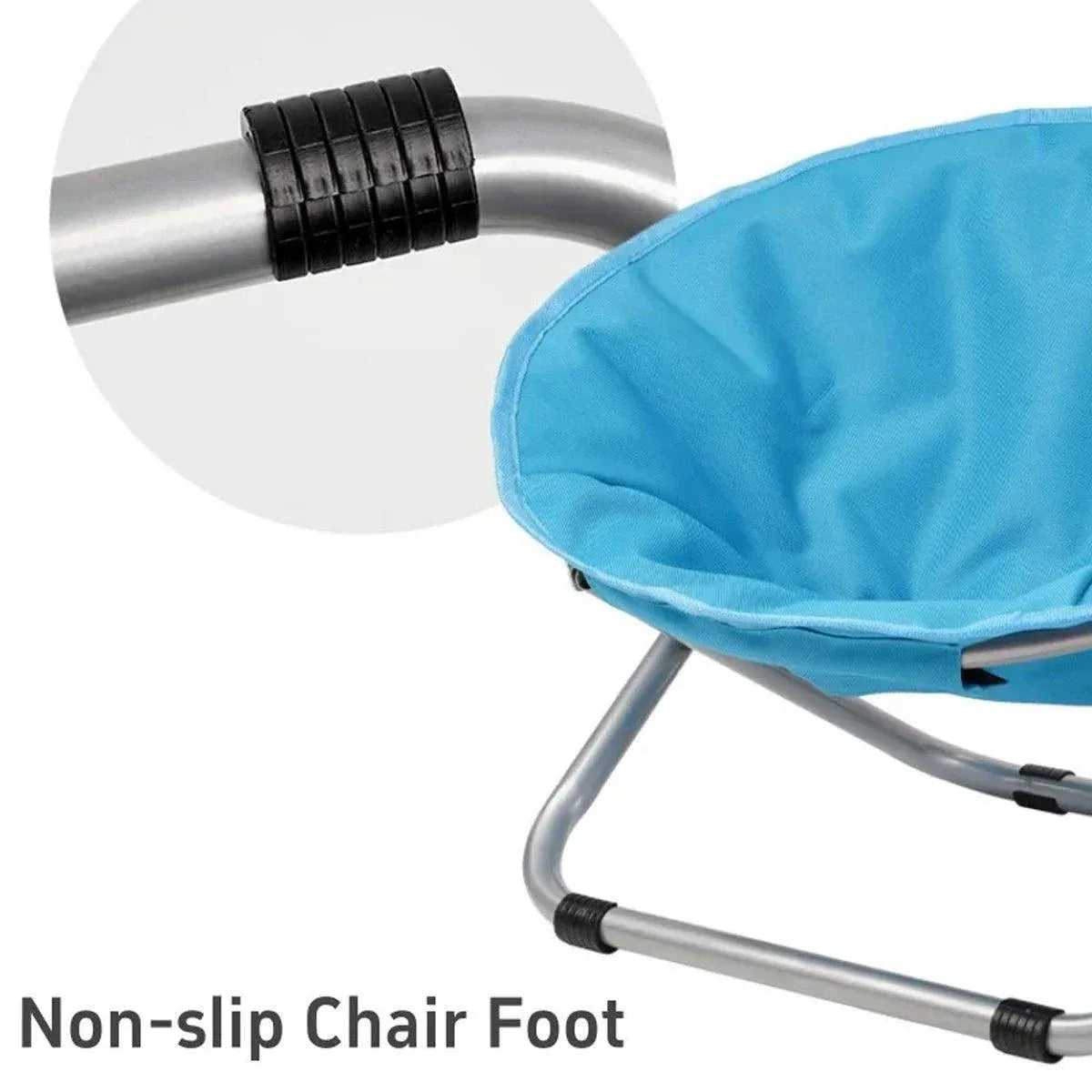 Folding Pet Bed Chair Portable Round Dog Bed Cat Bed Cushion for Pets Indoor Use - Coffee