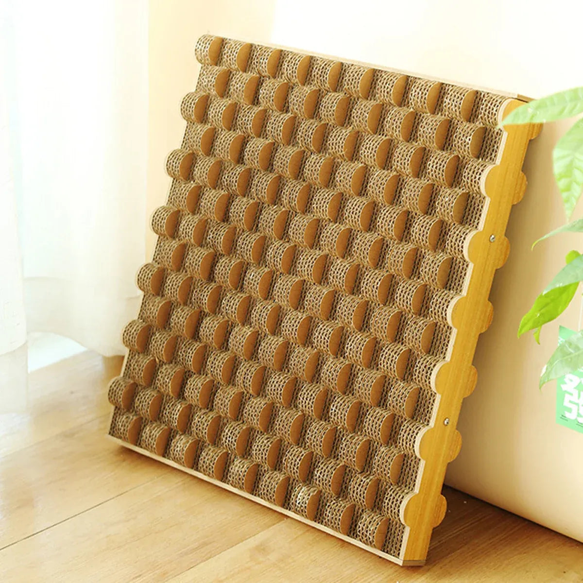 Cat Entertainment Corrugated Scratching Board Cat Toy Anti Scratch Durable - Basic Model