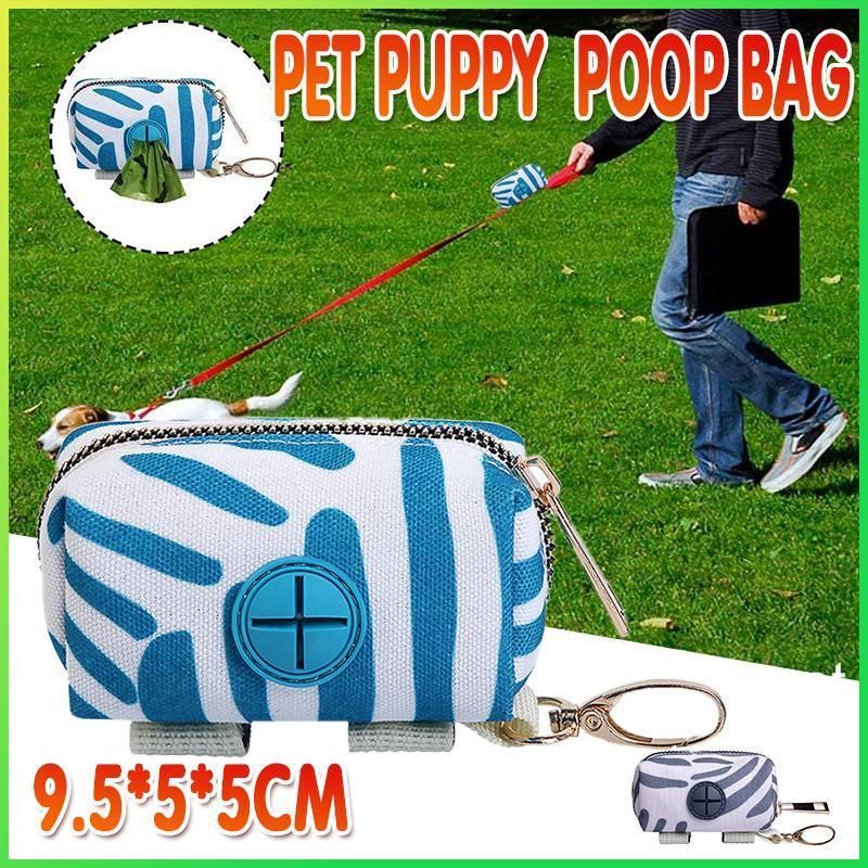Essential Outdoor Dog Poop Bag Holder for Easy Cleanup - Green