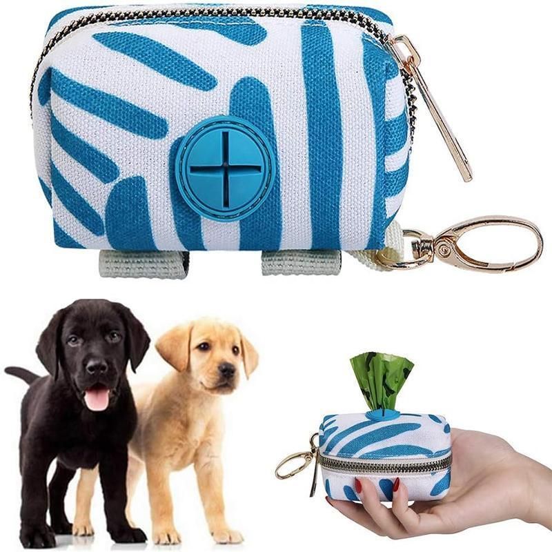 Essential Outdoor Dog Poop Bag Holder for Easy Cleanup - Grey