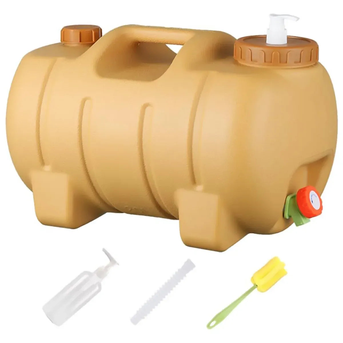 Portable Outdoor Camping Water Storage Tank With Faucet For Car Hiking Travel